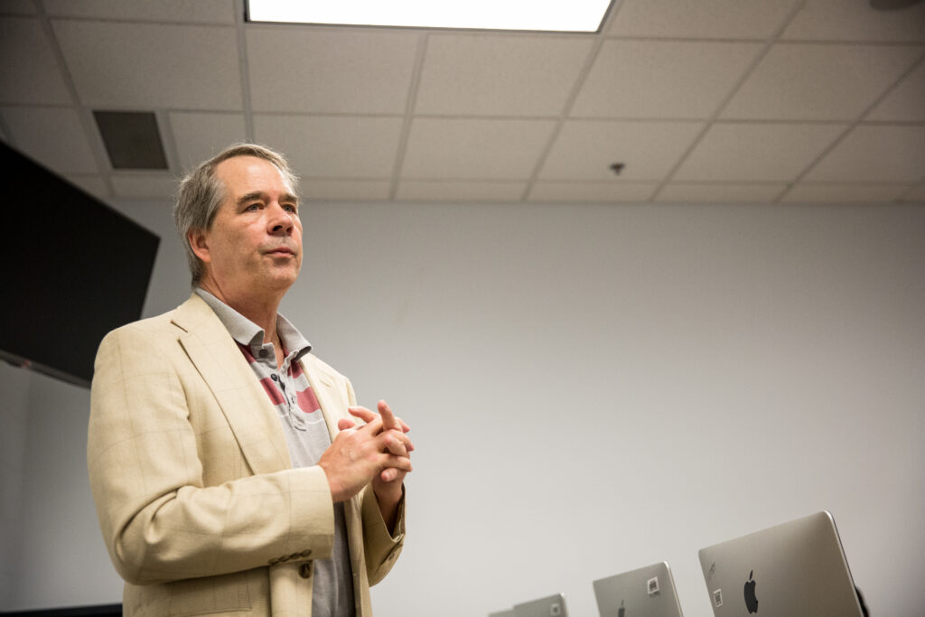 Professor Douglas Blackburn has worked with student media leaders over the years to ensure they reaped the benefits of attending the prestigious Georges Conference.