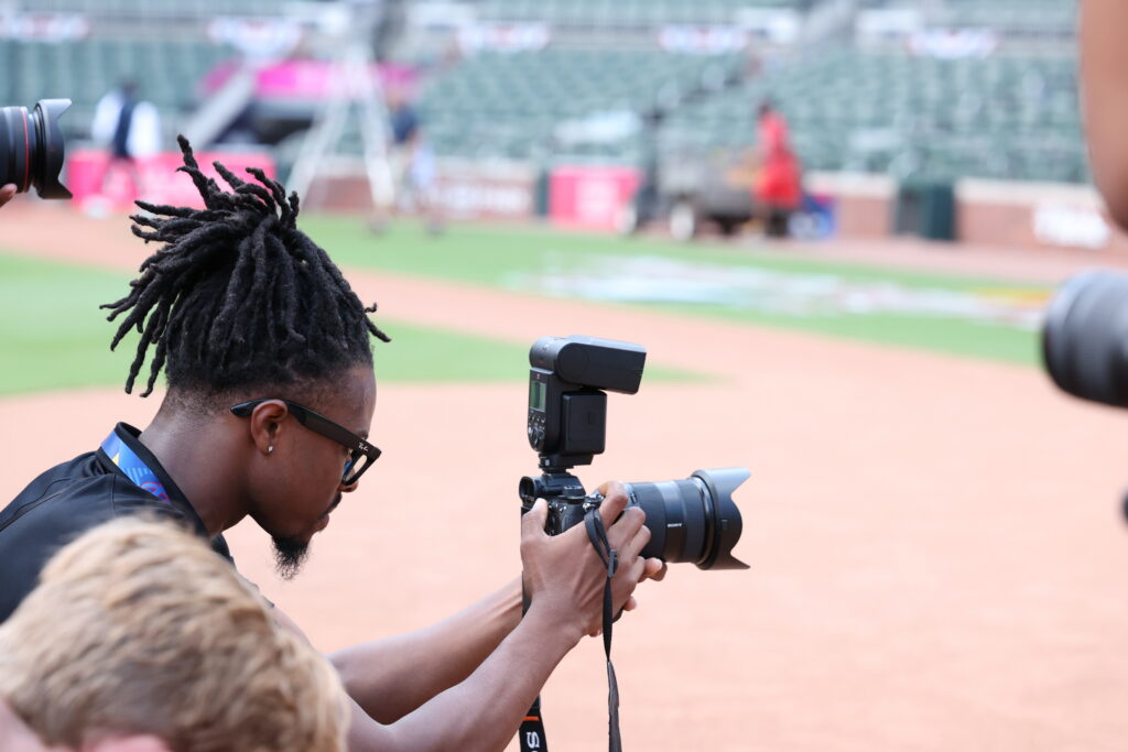 Kyrease Desseau captures top baseball players during All-Star events.